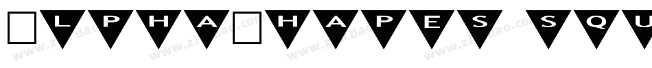AlphaShapes squares字体转换
